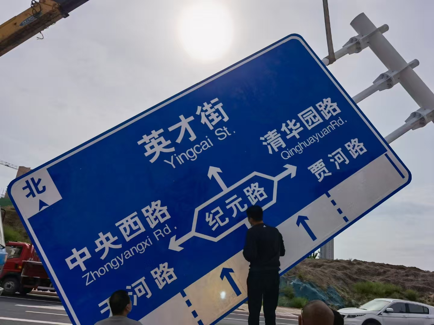 淮安市标志杆高速龙门架 - 厂家